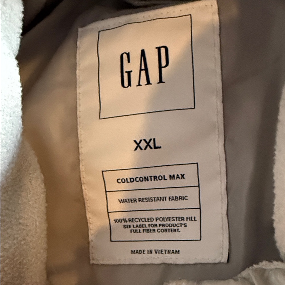 Gap Women’s Silver Coldcontrol Max Puffer Coat with Hood - Picture 2 of 5
